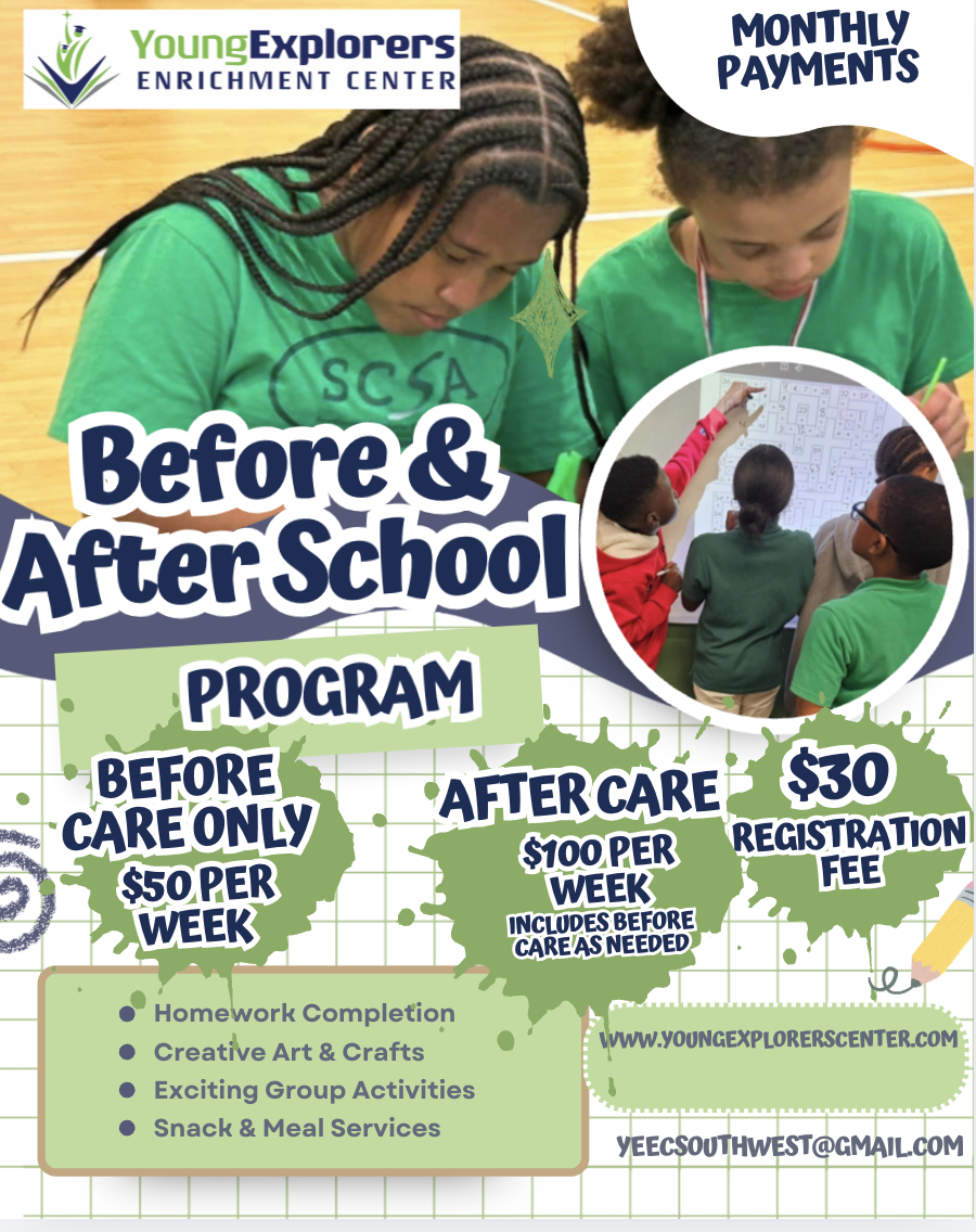 Before and After School Care at Southwest Charlotte STEM Academy