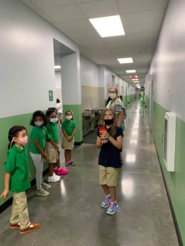 SCSA Students First day of class